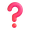 red question mark